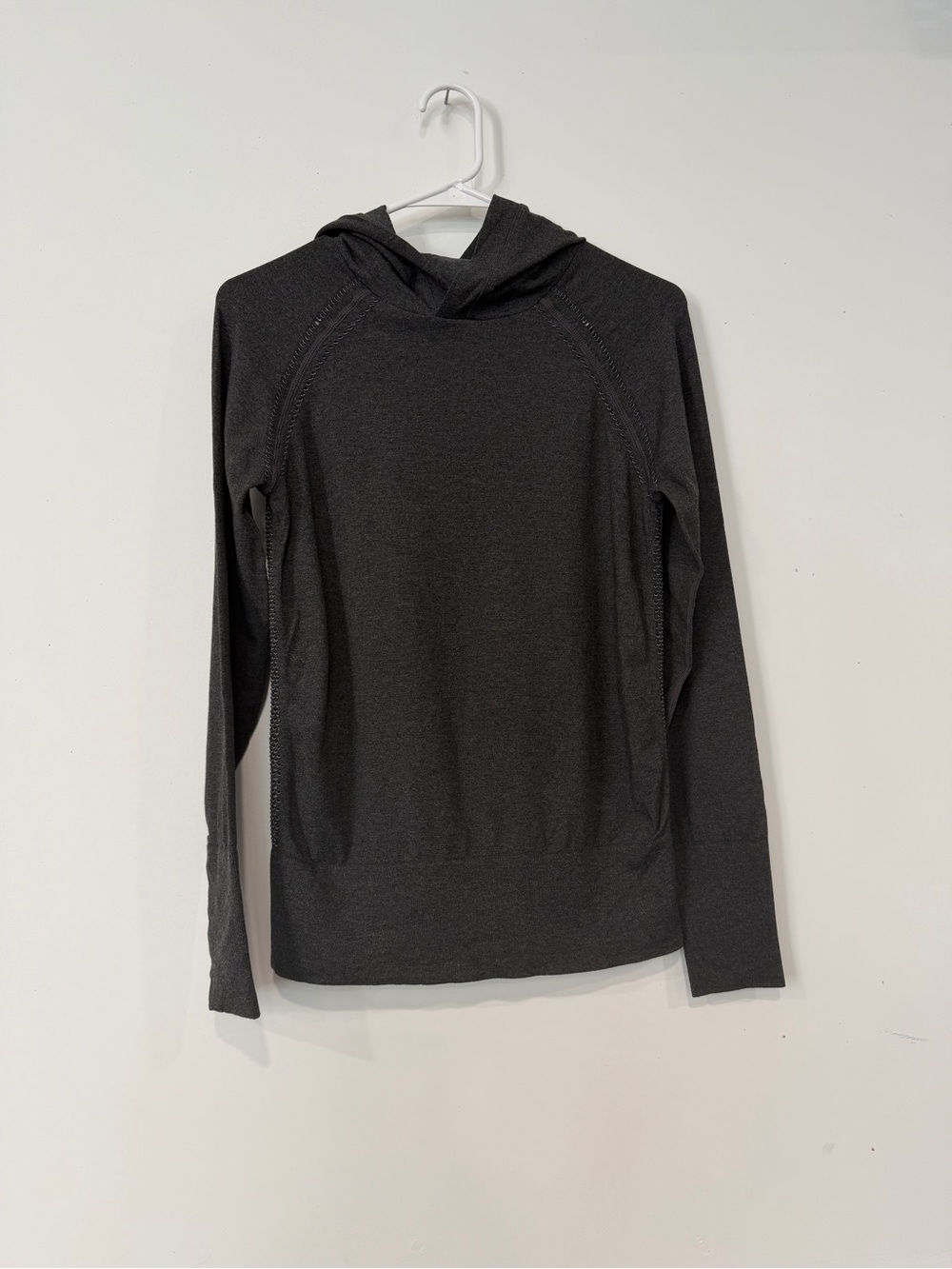Fabletics Dark Gray Anna Seamless Long-Sleeve Hoodie